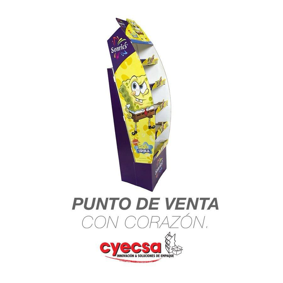 EXHIBIDOR DE CARTÓN