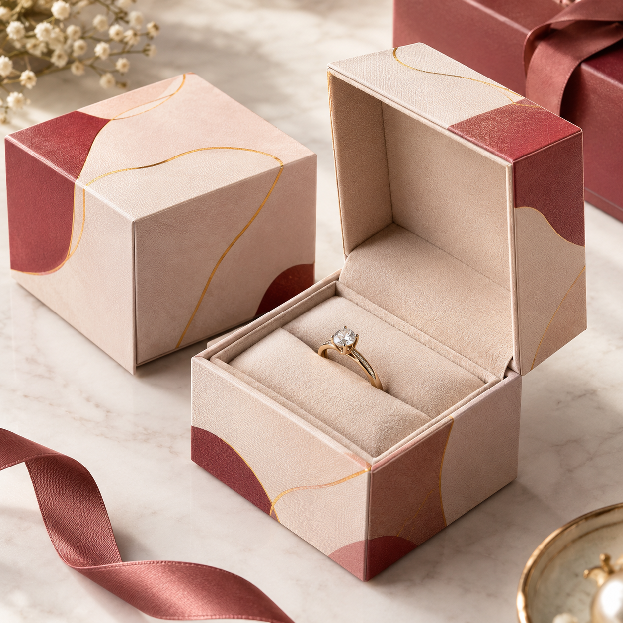 Descubre cómo elegir estuches para joyería en Guadalajara: cajas rígidas para anillos, collares y relojes que protegen y elevan tu marca.